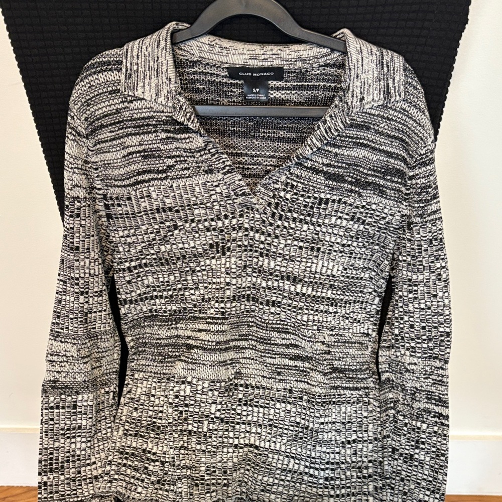 Club Monaco Monochrome Knit Sweater